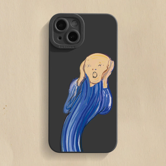 Oil Painted WoW Reaction iPhone Case